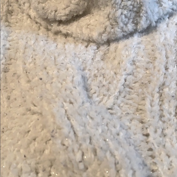 Xoxo Jeans white cable knit cowl neck sweater - Picture 7 of 7